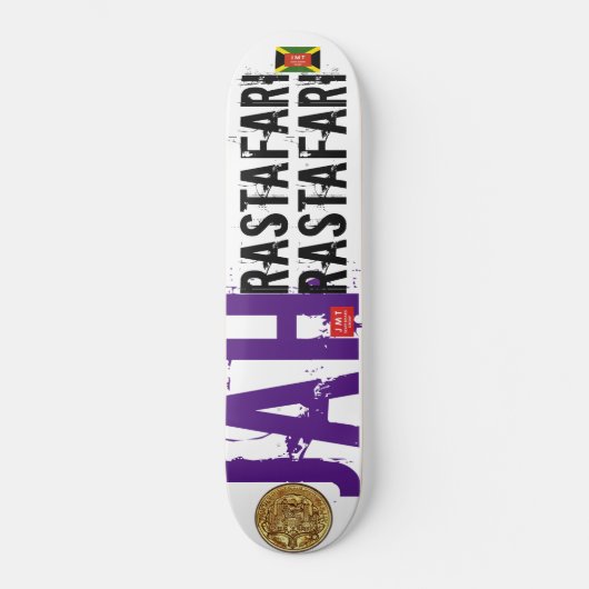 JAH RASTAFARI Skateboard (Voorkant)
