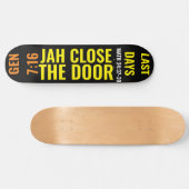JAH SLUIT HET DEUR-skateboard Persoonlijk Skateboard (Horizontaal)