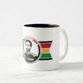 Jah Tweekleurige Koffiemok (Voorkant rechts)