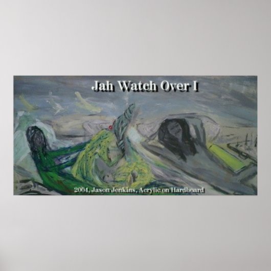 JAH WAakt OVER I Poster (Voorkant)