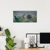 JAH WAakt OVER I Poster (Thuiskantoor)