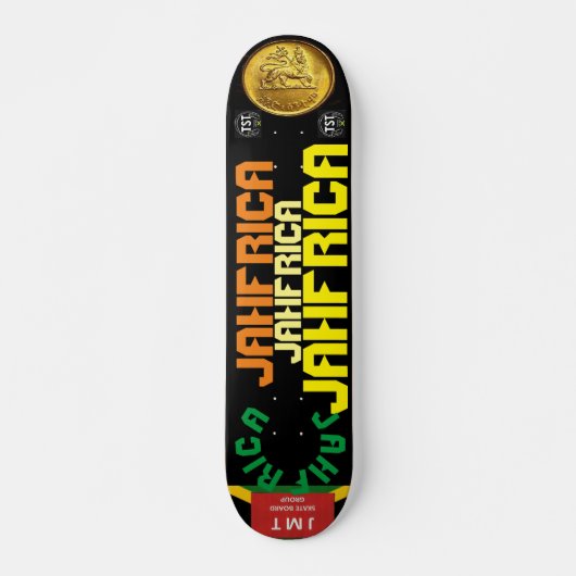 JAHFRICA JMT 7 3/4" Skateboard Dek (Voorkant)