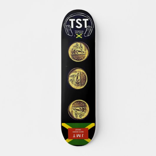 JAHMAICA JAHMAICA! JMT Skateboard, 7¾-inch deck Persoonlijk Skateboard (Voorkant)