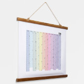 Jahreskalender 2026 hangend wandkleed (Gebogen)
