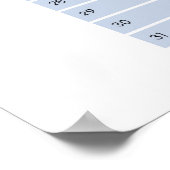 Jahreskalender 2026 poster (Hoek)