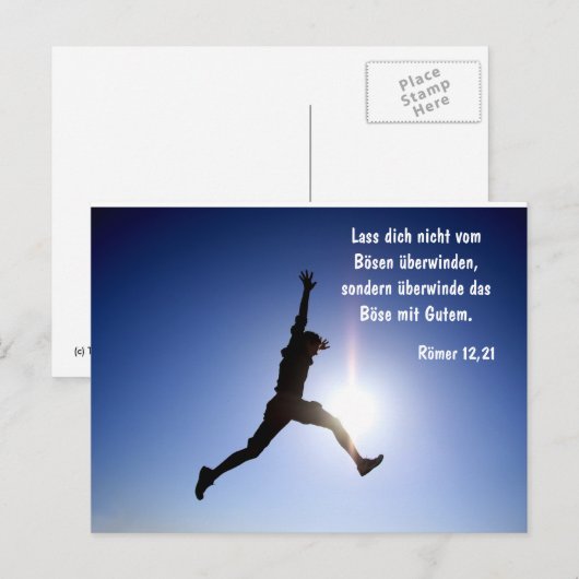 Jahreslosung 2011 briefkaart (Voorkant / Achterkant)