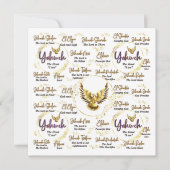 Jahweh Wenskaart Feestdagenkaart (Voorkant)