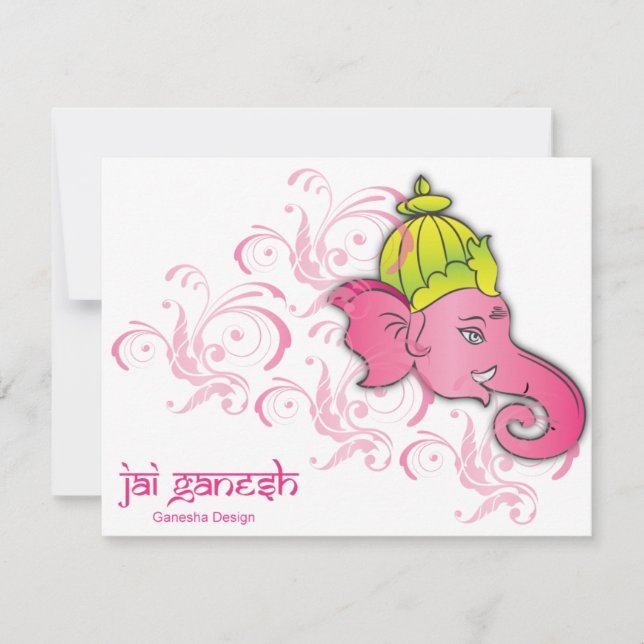 Jai Ganesh Elephant Design (Voorkant)