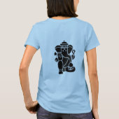 Jai Ganesha in Black T-shirt (Achterkant)