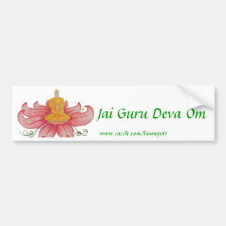 Jai Guru Deva OM-bumpersticker Bumpersticker