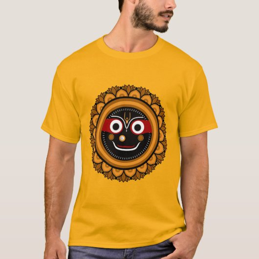 Jai Jagannath - Krishna kunst T-shirt (Voorkant)