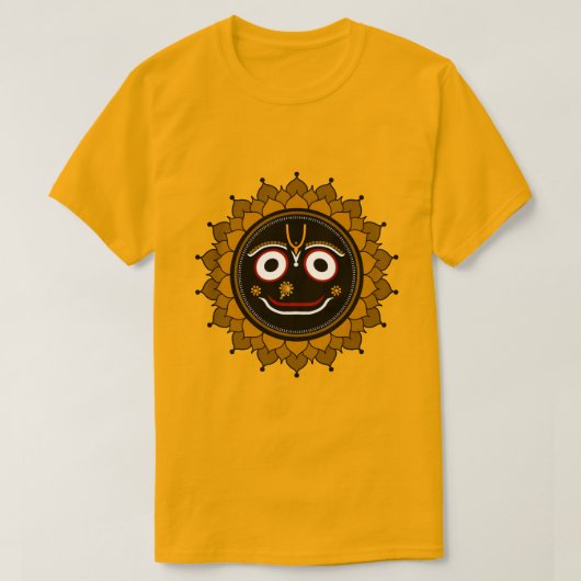 Jai Jagannath - Krishna kunst T-shirt (Design voorkant)