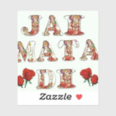 Jai Mata Di – De zegeningen van de Goddelijke Moed Sticker (Vel)