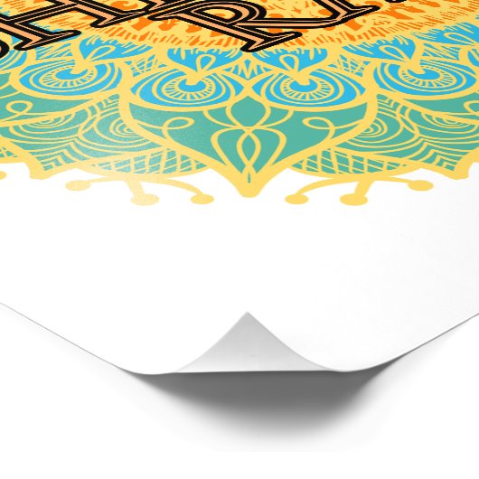 Jai Shree Ram Foto Afdruk (Hoek)