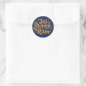 Jai Shree Ram Inspirerend Sticker - Draag Divine (Tas)