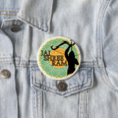 Jai Shree Ram Ronde Button 7,6 Cm (In situ)