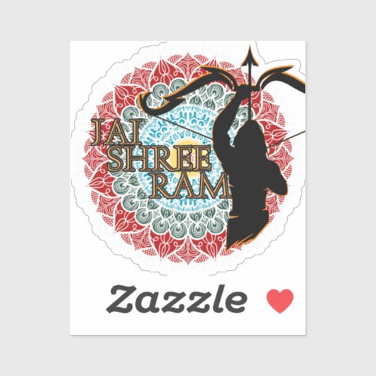 Jai Shree Ram Sticker (Vel)