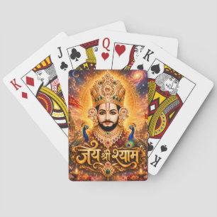 Jai Shri Khatu Shyam Ji Devotionele Kunst Pokerkaarten