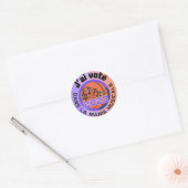 J'ai voté 2023 Manie Musicale Officiel Ronde Sticker (Envelop)