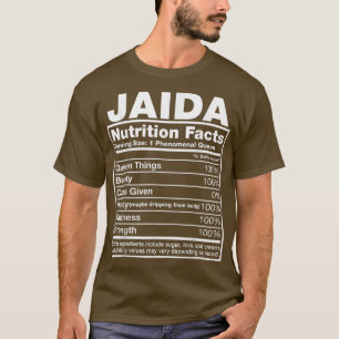 Jaida VoedingsfeitenJaida Naam Verjaardag T-shirt