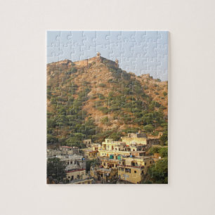 Jaigarh Fort bij Jaipur, Rajasthan, India Legpuzzel