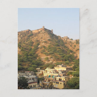 Jaigarh Fort (Overwinningsfort) nabij Jaipur, Indi Briefkaart