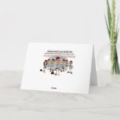 Jail Bird Christmas Kaart (Achterkant)