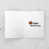 Jail Bird Ghost Halloween Kaart (Binnen)