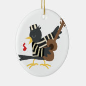 Jail Bird Keramisch Ornament (Rechts)