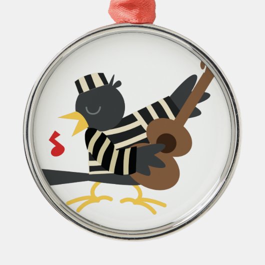 Jail Bird Metalen Ornament (Voorkant)