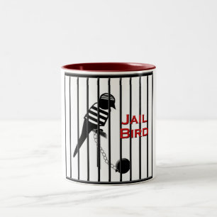 Jail Bird Tweekleurige Koffiemok