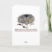 Jail Bird wenskaart Kaart (Achterkant)