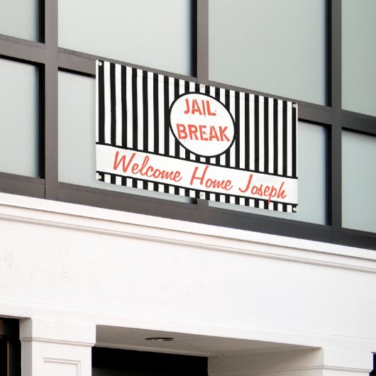 Jail Break - Welkom thuis Spandoek (Buitenkant Gebouw)