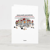 Jailbird Christmas Kaart (Achterkant)