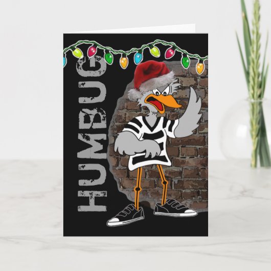 Jailbird Christmas Kaart (Voorkant)