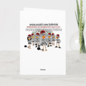 Jailbird Christmas Kaart (Achterkant)