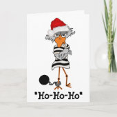 Jailbird Christmas Kaart (Voorkant)