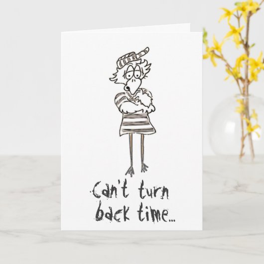 Jailbird Greeting Card Kaart (Gele Bloem)