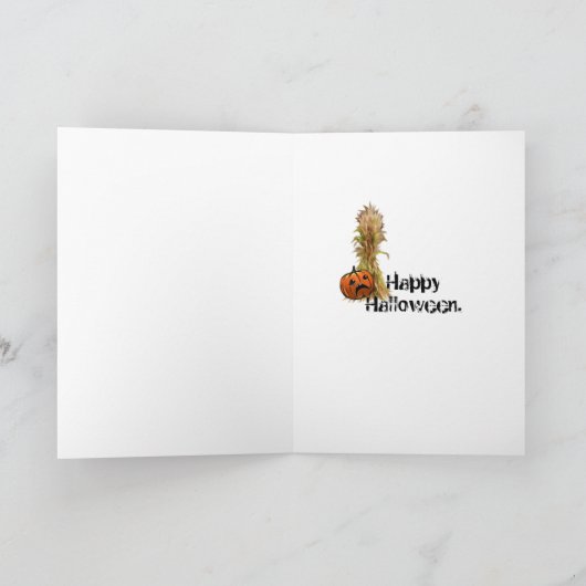 Jailbird Halloween Kaart (Binnen)