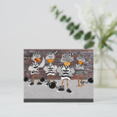 Jailbird Postcard Briefkaart (Staand voorkant)