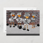Jailbird Postcard Briefkaart (Voorkant / Achterkant)