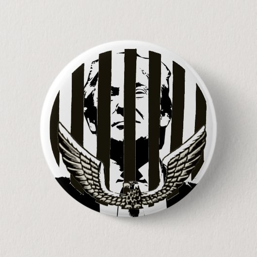Jailbird Trump Ronde Button 5,7 Cm (Voorkant)