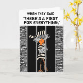 Jailbird Verjaardag Kaart (Gele Bloem)