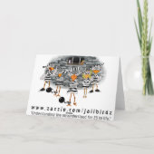 Jailbird-wenskaart Kaart (Achterkant)