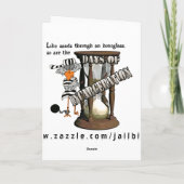 Jailbird-wenskaart Kaart (Achterkant)