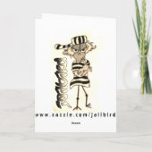 Jailbird-wenskaart Kaart (Achterkant)