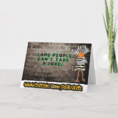 Jailbird wenskaart: Vaderdag Kaart (Achterkant)