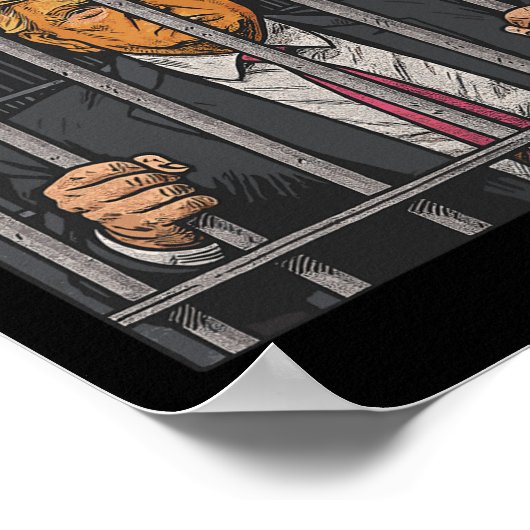 Jailed Leader Humor Statement Daddy's Home Anti Tr Poster (Hoek)