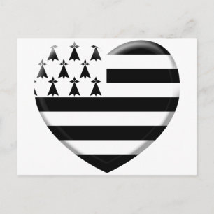 j'aime la Bretagne Briefkaart