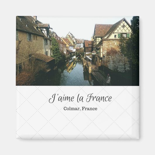 J'aime la France Magnet - Colmar, Frankrijk (Voorkant)
